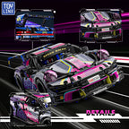 1611 PCS Sport Car Building Block Sets for Adults,1:10 Collectible Model Scale Engineering Toy Gifts for Boys Car no Box