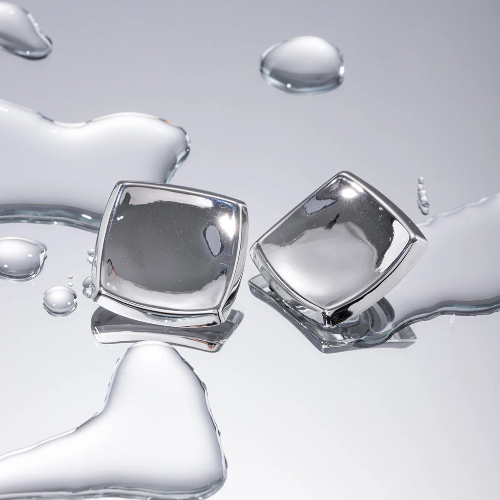 Rustfrit stål anløbssikker 18K guldbelagte geometriske firkantede overdrevne ørestikker Hypo-allergeniske smykker til kvinder