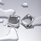 Rustfrit stål anløbssikker 18K guldbelagte geometriske firkantede overdrevne ørestikker Hypo-allergeniske smykker til kvinder