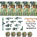 Military Special Forces MOC Building Block German KSK Special Forces Soldier Figure SWAT Army Gun Weapon Vest Backpack Brick Toy