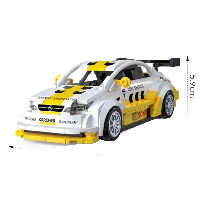 Technical MOC Astra V8 Coupe Model Car Building Blocks Kits,305pcs Racing Car Model 308 PCS Building Blocks Brick Toys Kids Gift