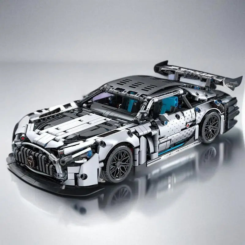 Masondi 1:14 Scale Racing Car Building Blocks Set - 1466PCS Model Kit for Boys & Adults Collectible Birthday Gift