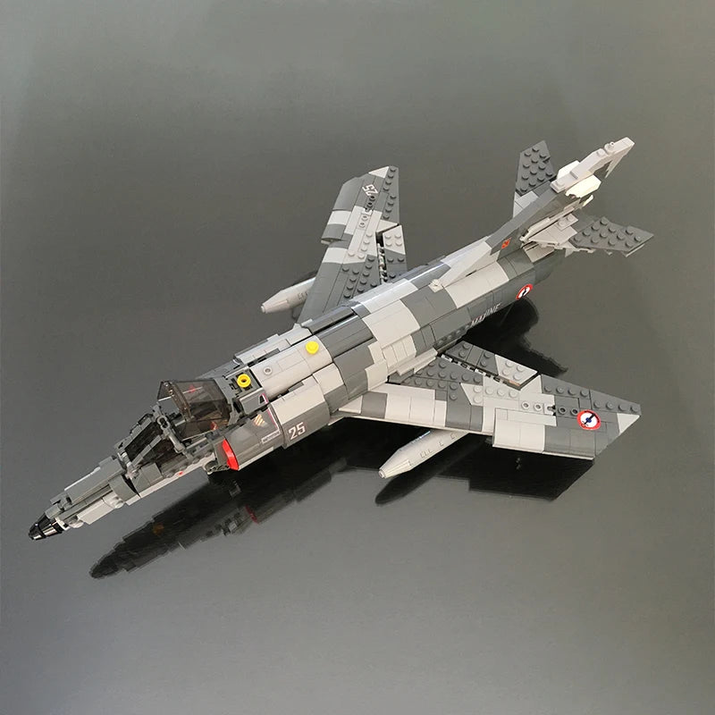 Military Aircraft Model MOC Building Bricks Modern Fighter Jets Modular Technology Gifts Holiday Assemble Children Toys Suit