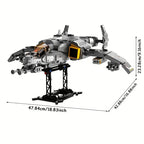 Warplane Building Set Space Fighter Building Block Toy, Plane Series Creative Building Set For Adults, Top STEM Toy