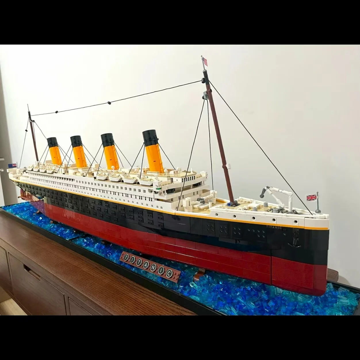 Compatible 10294 Titanic Building Blocks MOC Display Model Bricks Cruise Boat Steamship Aldult Toy Christmas Gifts 9090pcs