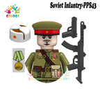 Kids Toys WW2 Soldiers Building Blocks Military Army Mini Action Figures Toys For Kids Christmas Gifts For Boys Birthday Gifts