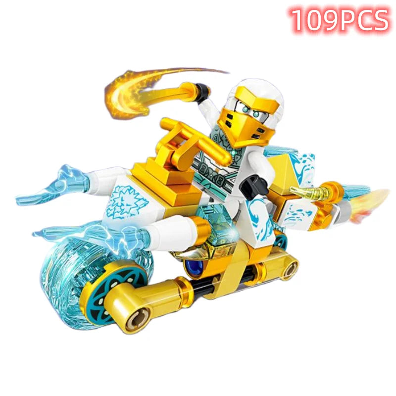 Technical Expert Famous Motorcycle Ninja Building Blocks Mini Model Action Figures Simulation Locomotive Transformation Toy Gift