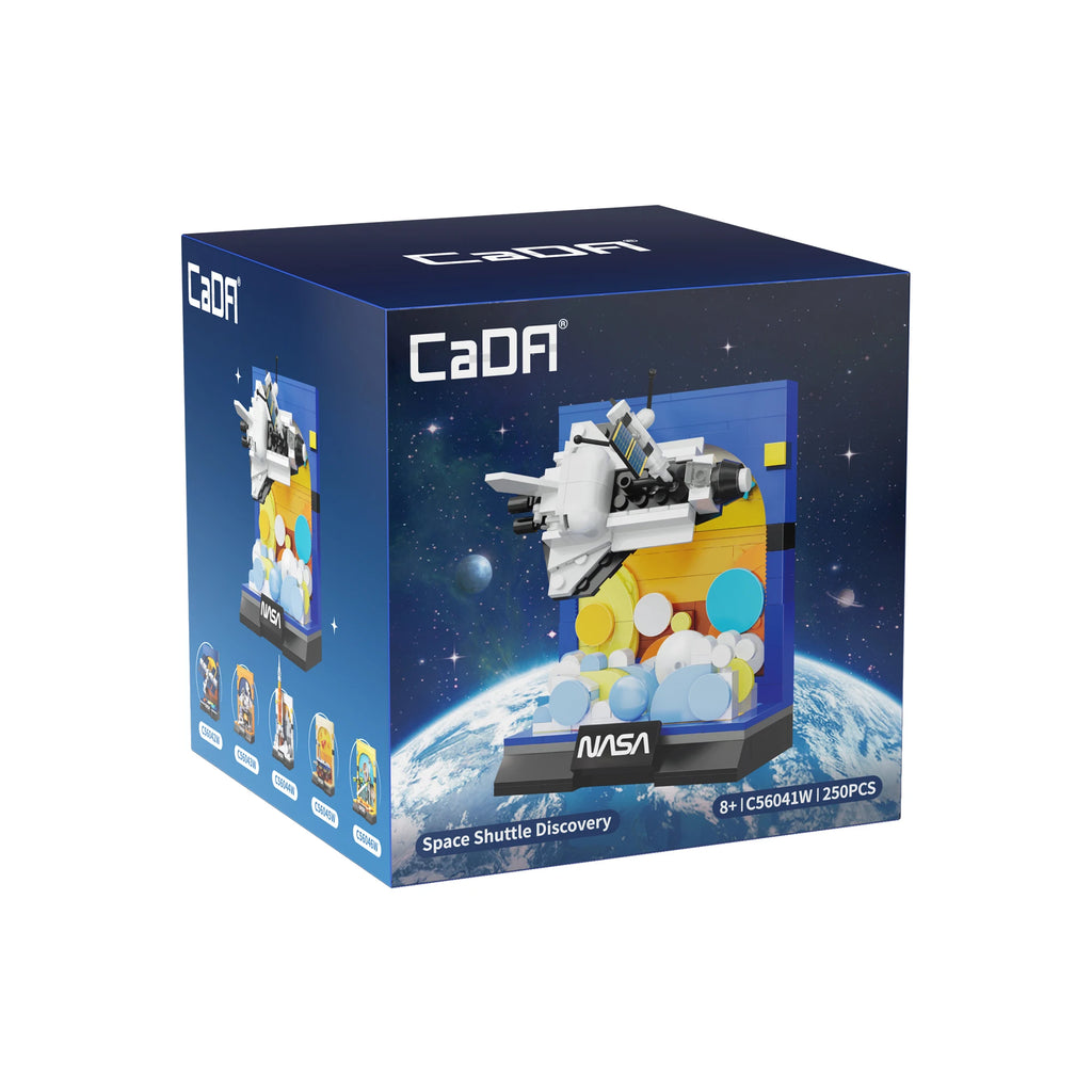Cada NASA  Aerospace Rocket Building Blocks City Technical Space Launcher Astronaut Figure Bricks Toys For Children Gifts