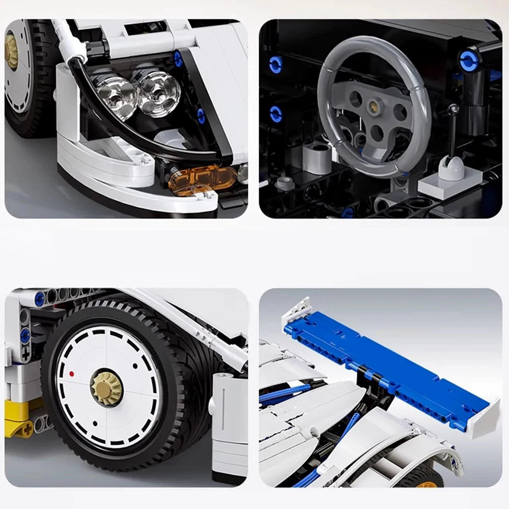 Technical MOC 787B Endurance Racing Car 1:10 Car Model Kit,1797PCS Auto Building Blocks Brick Puzzle Toys Kids Gift