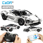 Cada Cool MOC APP Remote Control Storm Sports Car Model Building Blocks City Expert RC Racing Car Bricks Toys For Kid Gifts