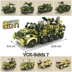 Military Tanks Stuart SdKfz251 PanzerVI Sherman US Army Quan Guan WW2 Soldier Figure Model Building Block Brick kid Children Toy