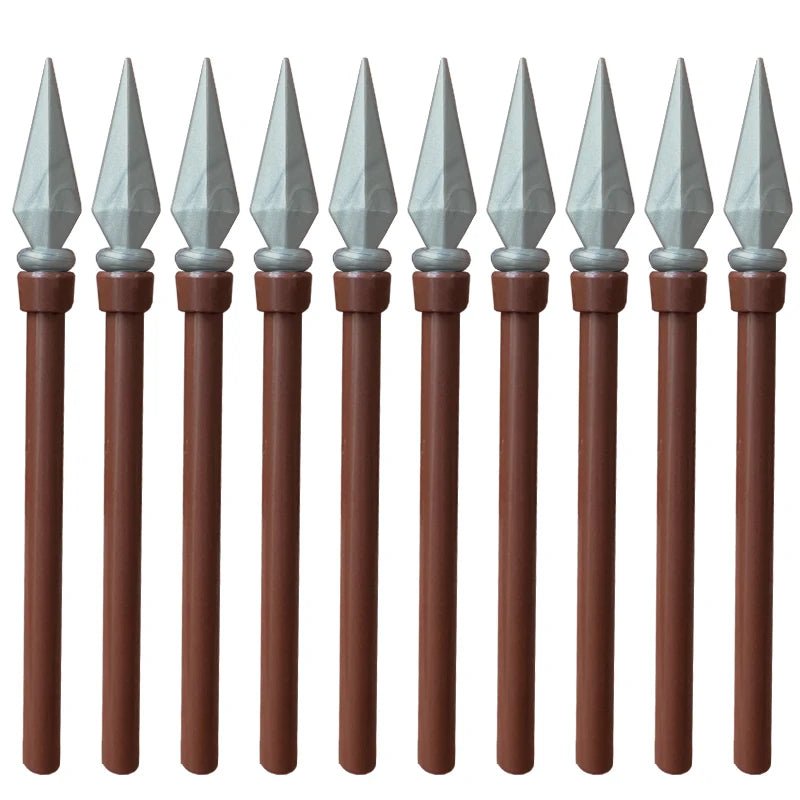 MOC Medieval Military Weapons Building Blocks Parts Castle Knights Soldier Sword Bow Crossbow Helmet Spear Model Bricks Boy Toys