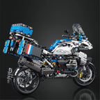 New 1:5 Motorcycle R1250 GS Building Blocks Model MOC City Sports Car Technical Bricks Assembling DIY Toys for Boys Gift Set