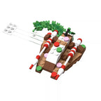 Bricklink Ideas Christmas Gingerbread Snowspeeders Fit 40806 Gingerbread AT-AT Addon Model Spaceship Sets Building Blocks Toys