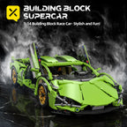 Toylinx 1:14 Technical Building Blocks Racing Car Model Collectible Car Construction Toys For Boy Desktop Decorations with Box
