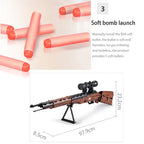 high power lens Cada City Police Military Weapon Sniper Rifle series Building Blocks WW2 For Assault Rifle Bricks Toys Kids Gift