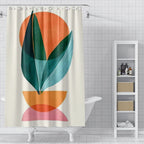 پرده دوش خانگی برای حمام پارچه ضدآب سبک حیوانات طبیعی پرده‌های حمام پرده دوش مدرن ۱۸۰x۲۰۰ ۲۴۰x۲۰۰