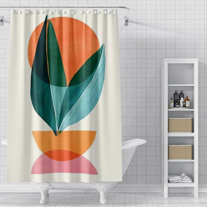 پرده دوش خانگی برای حمام پارچه ضدآب سبک حیوانات طبیعی پرده‌های حمام پرده دوش مدرن ۱۸۰x۲۰۰ ۲۴۰x۲۰۰