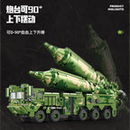 Missile Vehicle Building Blocks WWII Military Truck Brick Tank Building Blocks Missile Launcher Model Boys Toys Kids Toys