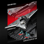 J-36 Carrier Based Fighter Jet Assemblage Building Blocks MOC Military Series Aircraft Plane Model Bricks Boys Toys Gifts