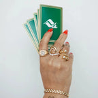 18k Gold Plated Stainless Steel High End Diamond Light Luxury High-end Snake Shaped Ring Prevent Allergy Charm Jewelry