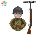 Kids Toys WW2 Soldiers Building Blocks Military Army Mini Action Figures Toys For Kids Christmas Gifts For Boys Birthday Gifts