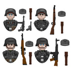 Boy Toys War II Army Soldiers Mini Military Weapons Model Small Particles Building Blocks Suits Childrens Birthday Gifts