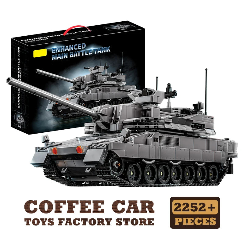 T-14 Main Battle Tank Building Blocks Children Toys WW2 Armored Cars MOC Bricks KF51 Military Panzer Model Adult Kids Gifts NEW