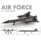 Building blocks aircraft series J-20 J-15 fighter military boys assembling toys