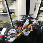 1228Pcs City Technical APP Remote Control Moter Power Motorcycle Building Block Bricks MOC Motorbike Model Boy Toy for Kids Gift