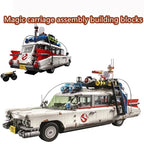 2025new Ghostbuster Ecto-1 Building Blocks Car Model Moc 10274 Display Bricks for Kids Adults Toys Halloween Christmas Gifts