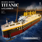 New Arrival Kids Building Blocks Assembly Toy Titanic Male and Female Puzzle Cruise Ship Model Children's Toy Christmas Gifts
