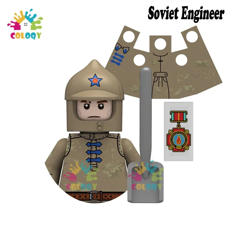 Kids Toys WW2 Soldiers Building Blocks Military Army Mini Action Figures Toys For Kids Christmas Gifts For Boys Birthday Gifts