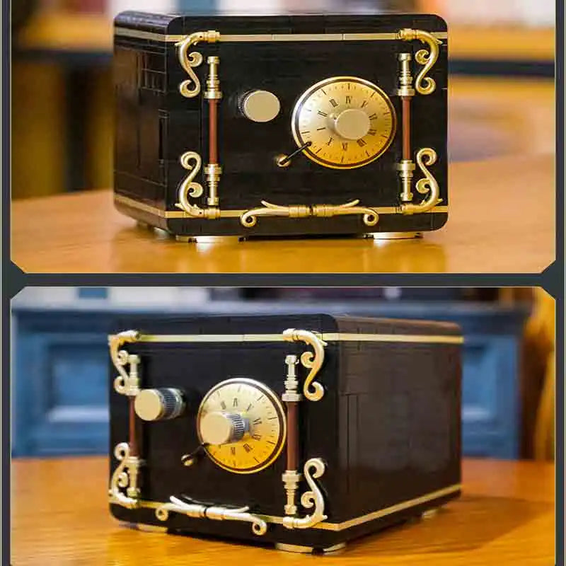 Cada 422PCS City Retro Combination Safe Building Blocks The Secret of Safe Experiment Education Bricks Toys Boys Gifts