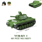 Military Tanks Stuart SdKfz251 PanzerVI Sherman US Army Quan Guan WW2 Soldier Figure Model Building Block Brick kid Children Toy