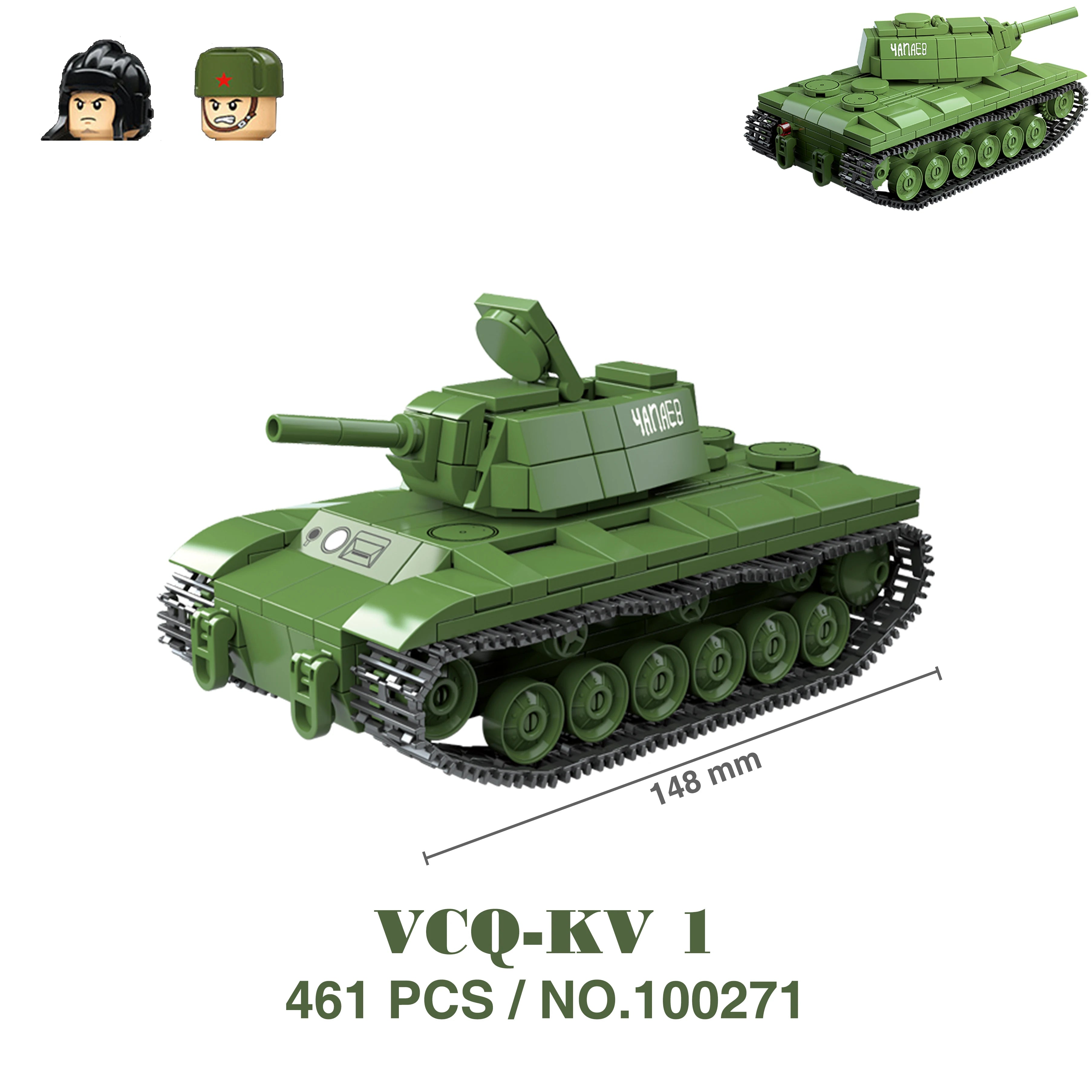 Military Tanks Stuart SdKfz251 PanzerVI Sherman US Army Quan Guan WW2 Soldier Figure Model Building Block Brick kid Children Toy