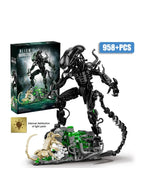Creative MOC 958pcs Alien Monster Building Blocks Bricks Set DIY Alien Figures Assembly Model Kit Toys For Children Adult Gifts