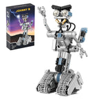 Johnnys 5 Robot Building Blocks Set Military Robot Model Action Figure Bricks Johnnys Five Building Blocks Toys for Kids Gifts