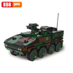 Military ww2 Cannon Assault Armored Vehicle Battle Tank Car Truck Army Weapon Building Blocks Sets Model Boys Toys for Kids Gift