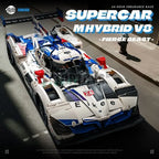 MOC 1:8 3507PCS Technical Remote Control Racing Car LEE MANS M HYBRID V8 Building Blocks Bricks Assembling Toys for Children