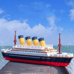 Titanic Cruise Ship Model Boat Model DIY Assemble Building Blocks Classical Brick Educational Kids Toys Children Movie