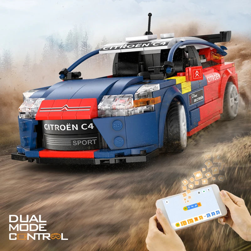 Cada Citroen WRC 2008 Champion Vehicle Building Blocks City Remote Control Racing Car RC Super Sports Car Bricks Toys Boys Gifts