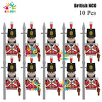 Kids Toys 22/10 Pcs Napoleonic Wars Military General Soldier Building Blocks Imperial Navy Figures Toys For Kids Birthday Gifts