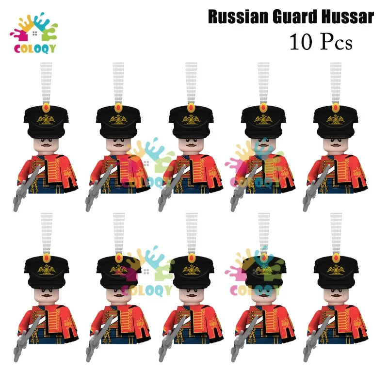 Kids Toys 22/10 Pcs Napoleonic Wars Military General Soldier Building Blocks Imperial Navy Figures Toys For Kids Birthday Gifts