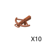 MOC Medieval Military Weapons Building Blocks Parts Castle Knights Soldier Sword Bow Crossbow Helmet Spear Model Bricks Boy Toys