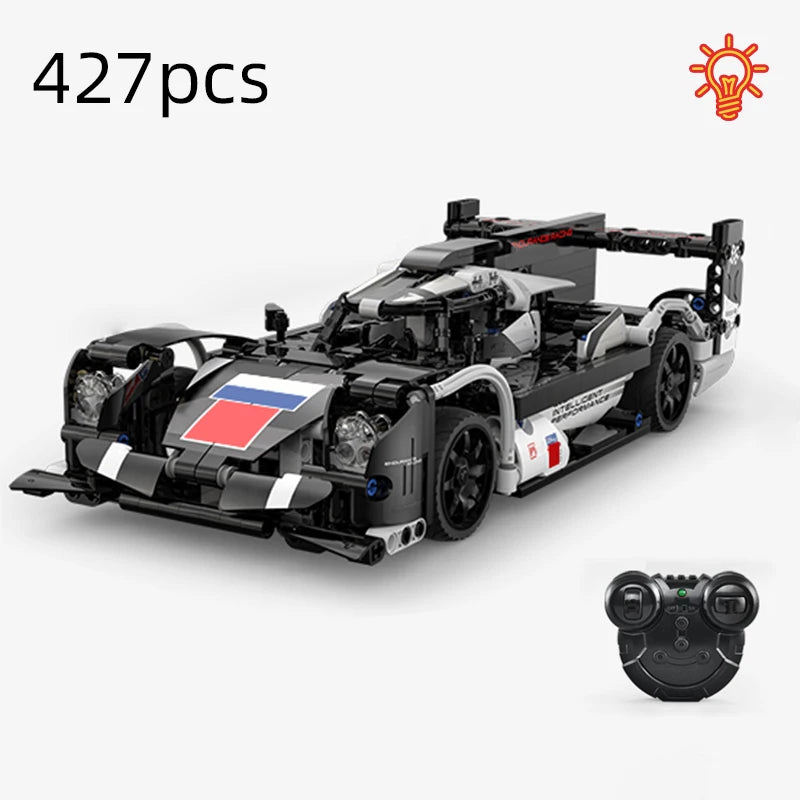 Cada 427pcs Phone APP Remote Control GT Sports Car Model Building Blocks City Expert RC Racing Car Bricks Toys For Kid Gifts