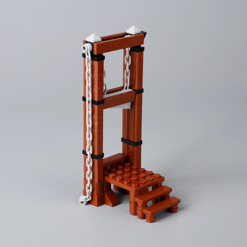 Medieval Military Tower Building Block Rome Knight Castle Siege Vehicle Hammer Boat Tent Flag Sword Weapons Bricks Toys Kid Gift