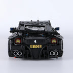 Super Racing Car F12 Model Building Blocks Classic Cars Black Knight 1:8 Size Assembly Set Bricks Technical Kid Toys For Gifts