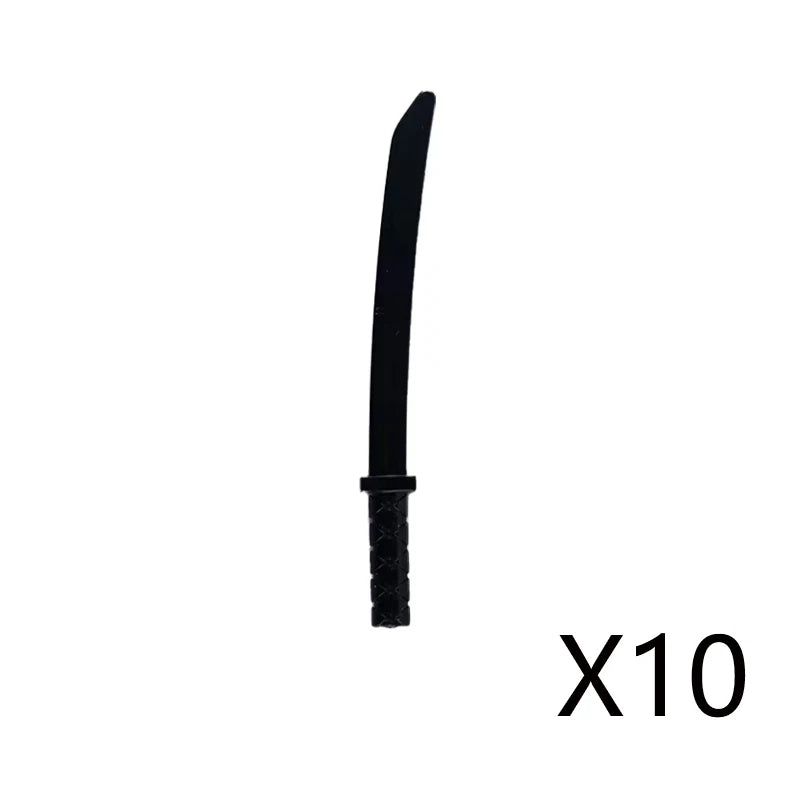 MOC Medieval Military Weapons Building Blocks Parts Castle Knights Soldier Sword Bow Crossbow Helmet Spear Model Bricks Boy Toys