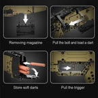 high power lens Cada City Police Military Weapon Sniper Rifle series Building Blocks WW2 For Assault Rifle Bricks Toys Kids Gift